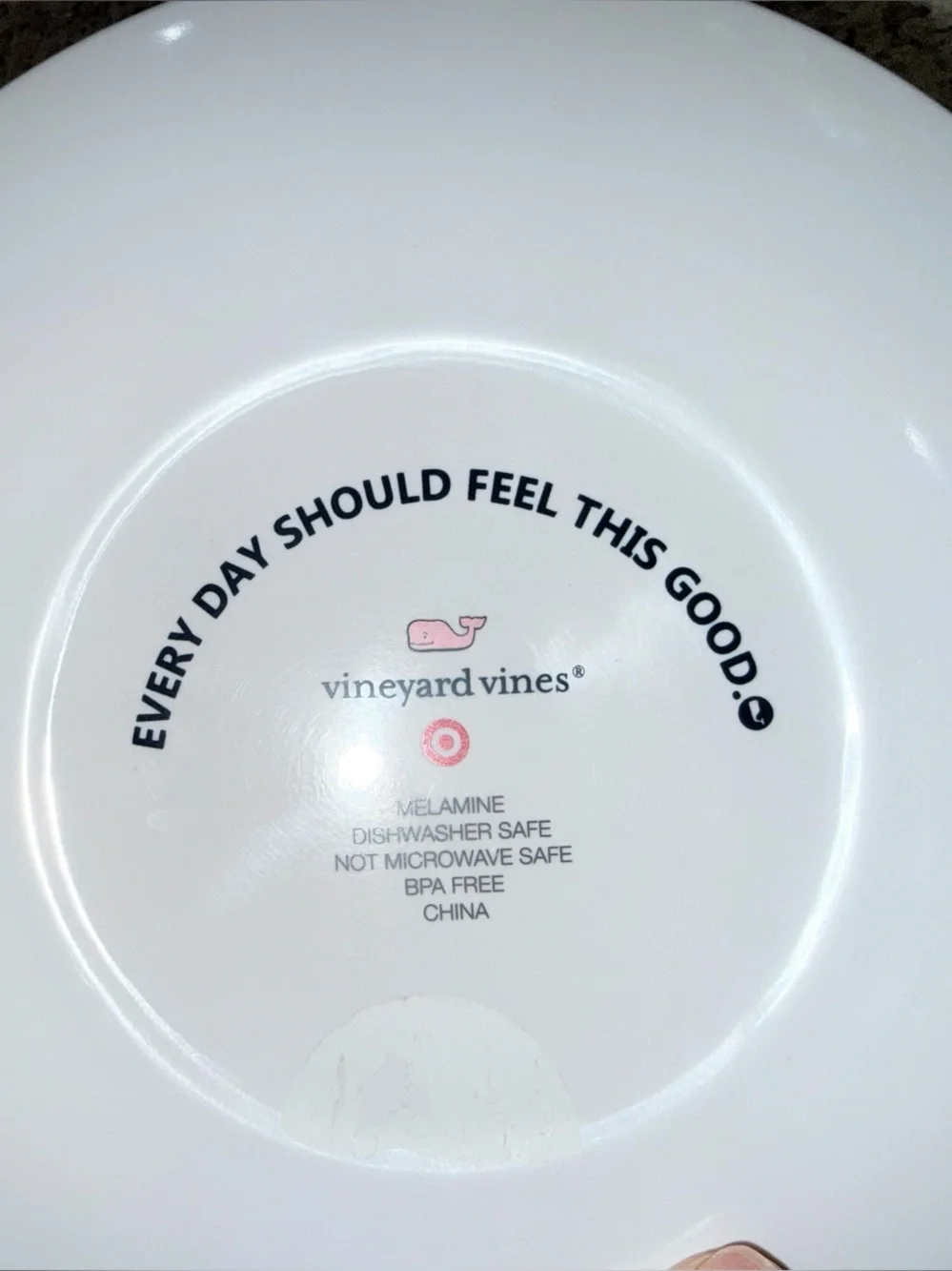 Vineyard Vines for Target melamine bowls and plates